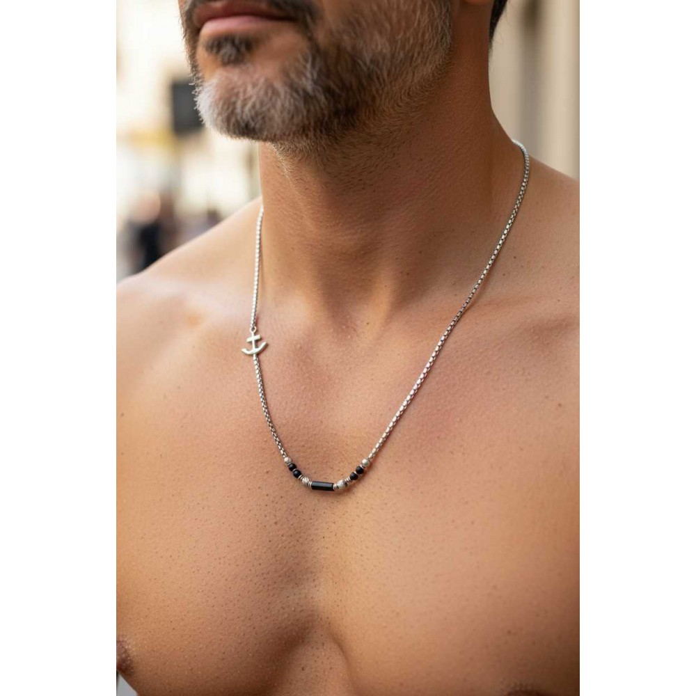 Ανδρικός Κολιέ με Άγκυρα