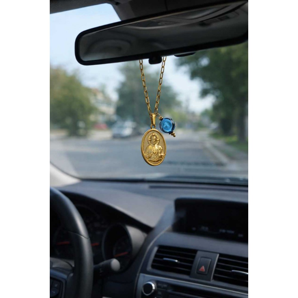  Φυλαχτό Αυτοκινήτου από ανοξείδωτο ατσάλι