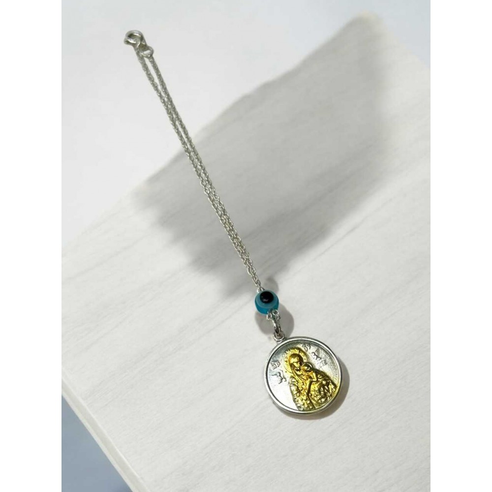  Φυλαχτό Αυτοκινήτου δυο όψεων από ασήμι 925