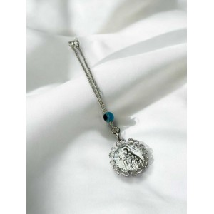  Φυλαχτό Αυτοκινήτου δυο όψεων από ασήμι 925