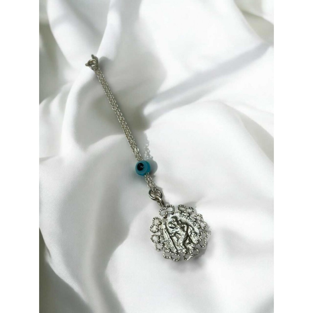  Φυλαχτό Αυτοκινήτου δυο όψεων από ασήμι 925