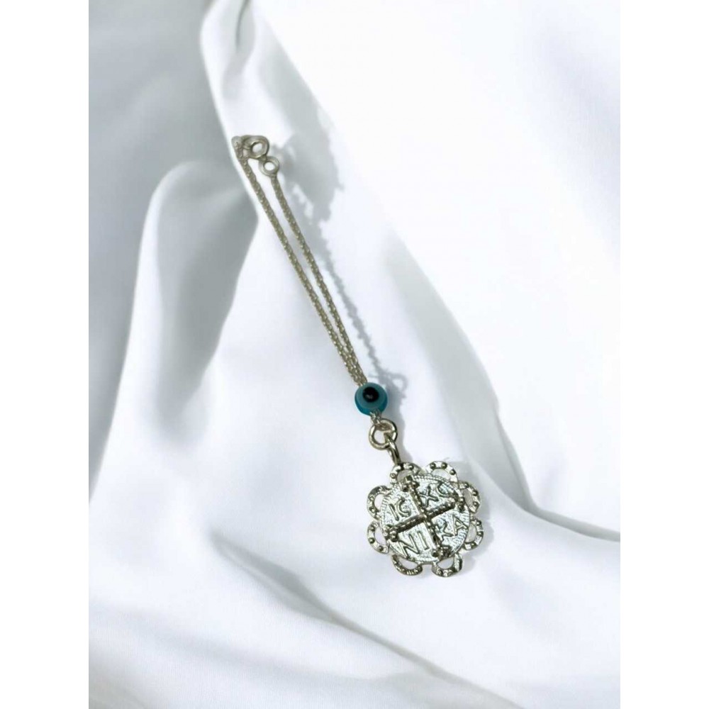  Φυλαχτό Αυτοκινήτου δυο όψεων από ασήμι 925