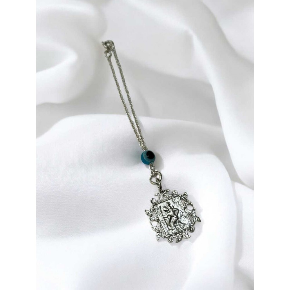  Φυλαχτό Αυτοκινήτου δυο όψεων από ασήμι 925