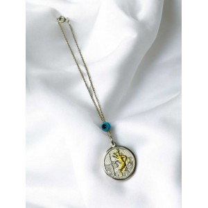  Φυλαχτό Αυτοκινήτου δυο όψεων από ασήμι 925