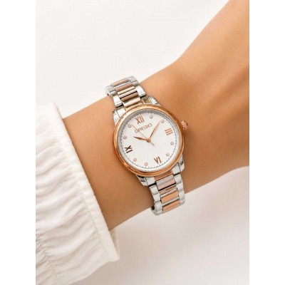 GREGIO Louise Two Tone Stainless Steel Bracelet