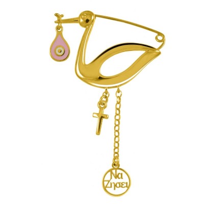 Παραμάνα Πελαργός  Με Σταυρό Και Ματάκι