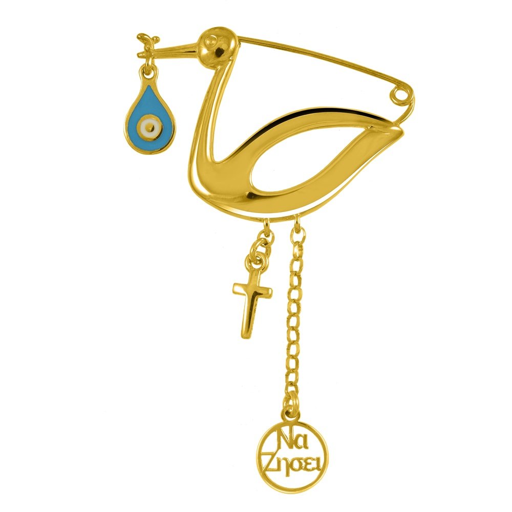 Παραμάνα Πελαργός  Με Σταυρό Και Ματάκι