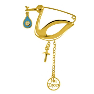 Παραμάνα Πελαργός  Με Σταυρό Και Ματάκι