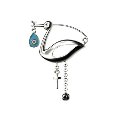 Παραμάνα  Με Πελαργό, Ματάκι Και Σταυρό