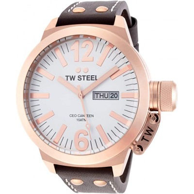  TW Steel Ceo Collection Brown Leather Strap CE1018