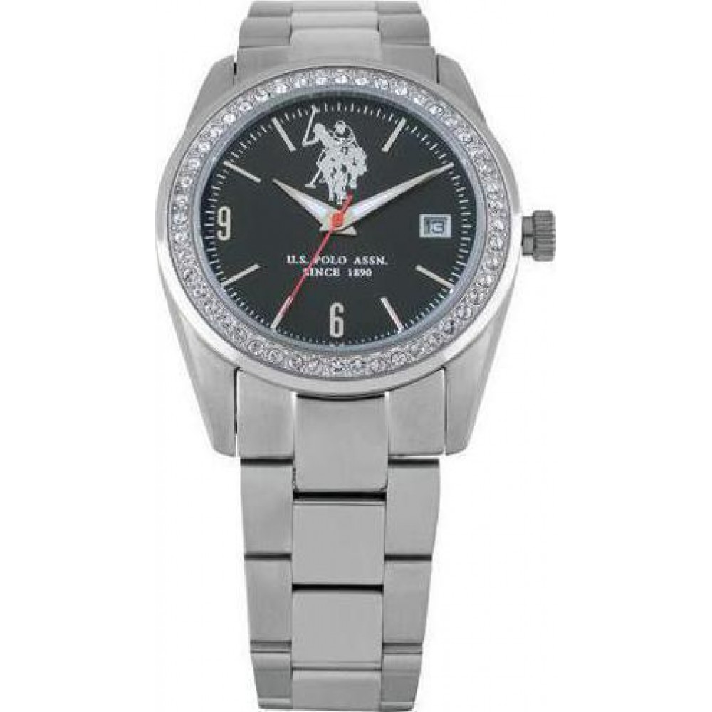 U.S. POLO Crystals Stainless Steel Bracelet USP5108BK