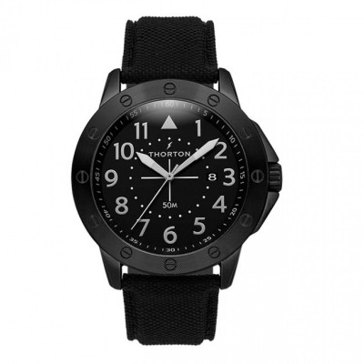 THORTON Borg Black Leather Strap 9201212