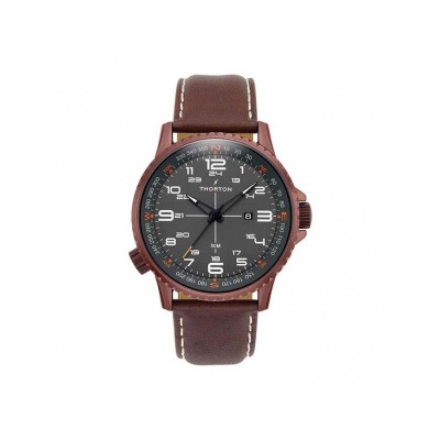 THORTON Kalf Brown Leather Strap 9202171