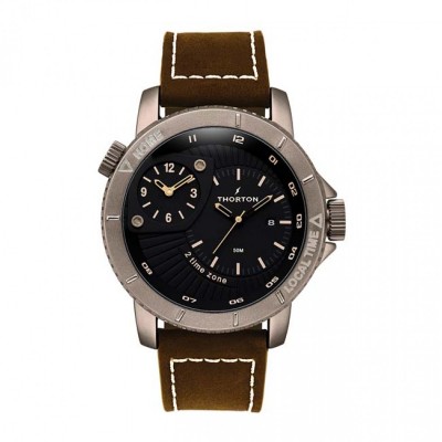 THORTON Horic Chronograph Brown Leather Strap 9203122